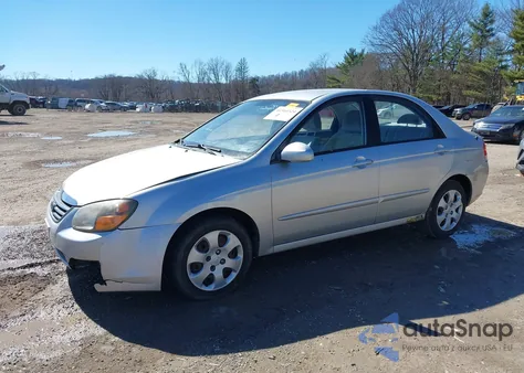 2009 Kia Spectra Ex from USA, damaged, VIN KNAFE221695655340
